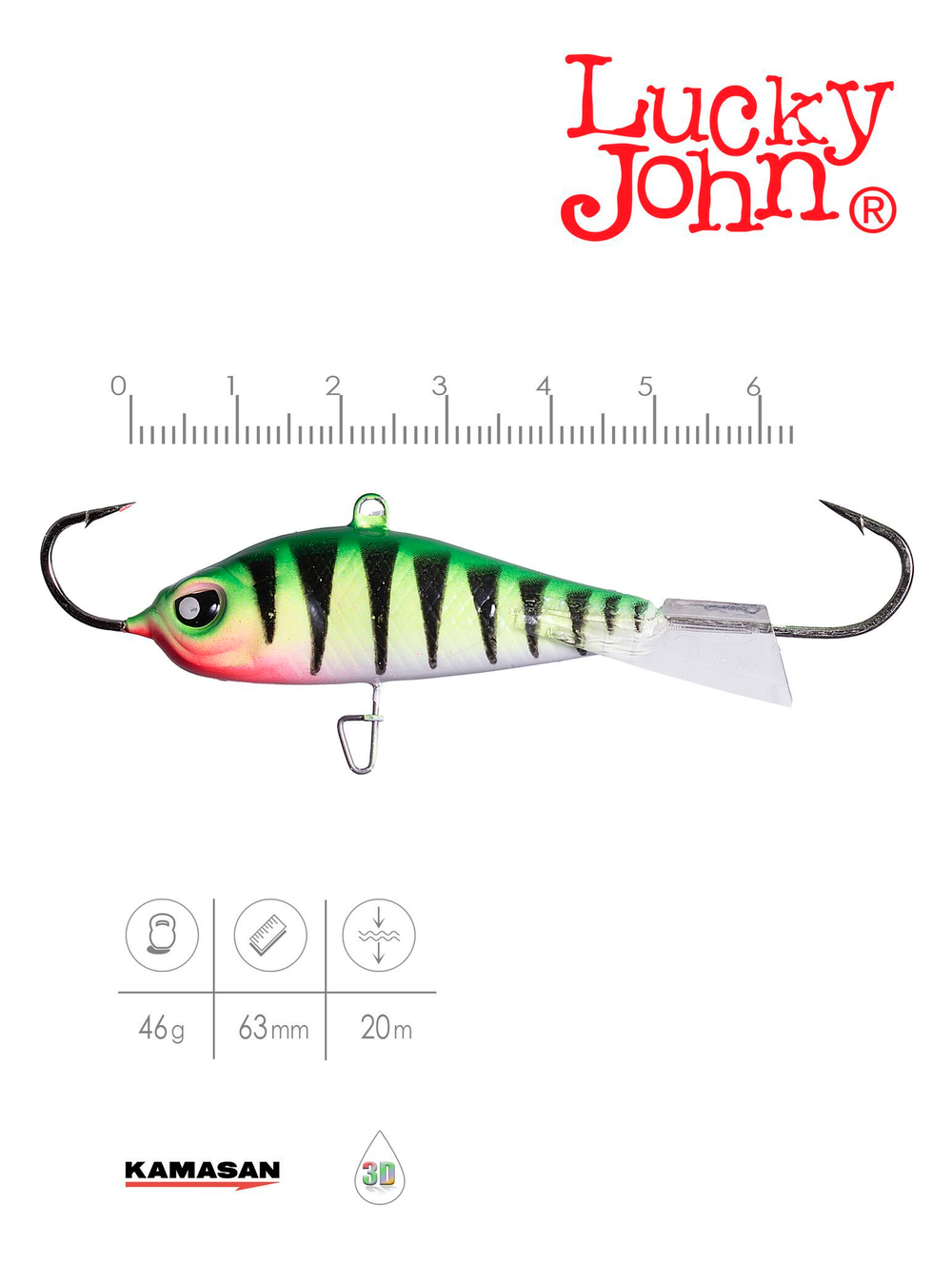 Балансир Lucky John BALTIC 6 60мм/24
