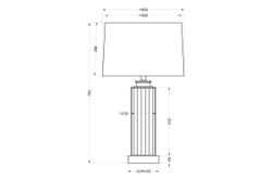 Лампа настольная Garda Decor 22-87529