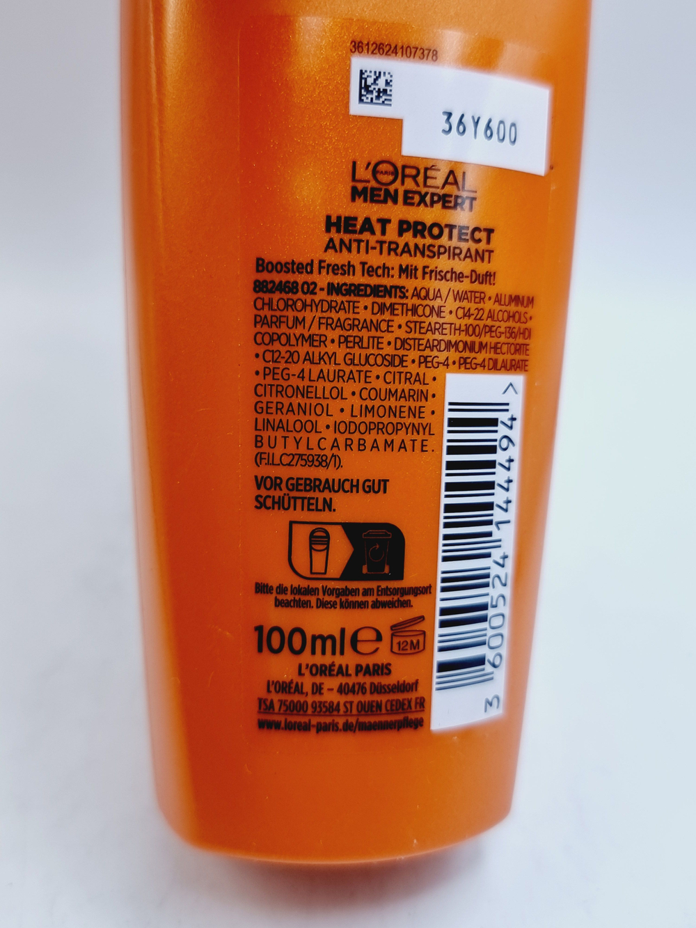 L'Оrеаl Men Expert антиперспирант Thermic Resist шариковый 100 мл (из Финляндии)