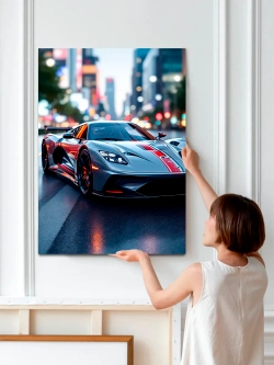 Картина Koenigsegg Agera, для интерьера 30х40см 1шт.