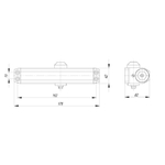 Доводчик дверной DCTR50-100 (TDR-100) 50-100кг BR коричневый
