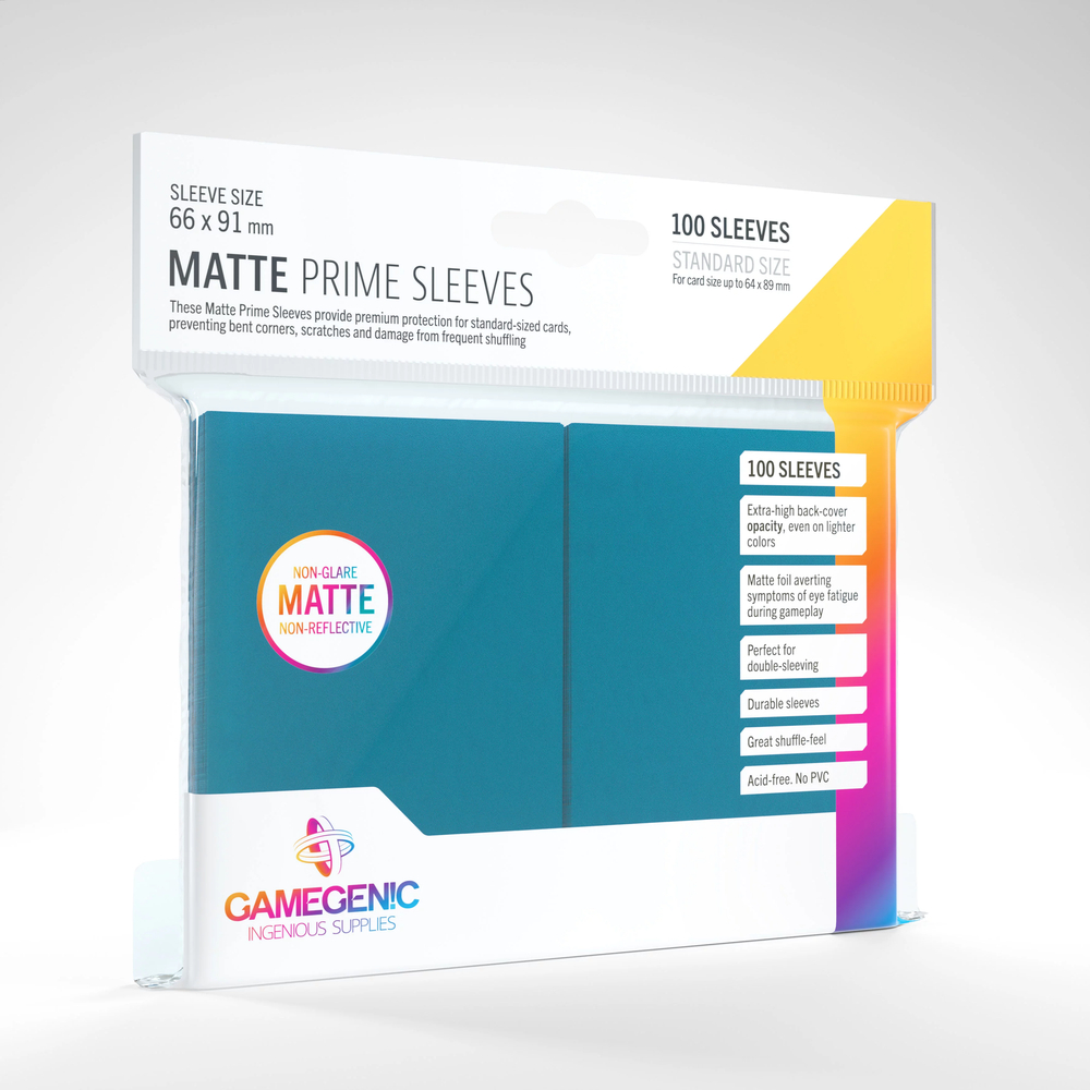 Протекторы для карт Matte Prime Sleeves Blue (100)