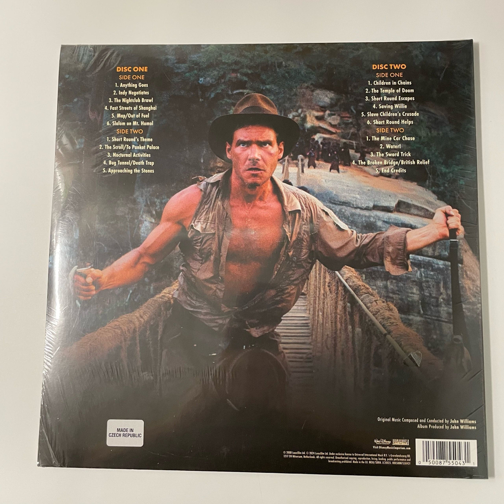 Виниловая пластинка LP Индиана Джонс и Храм Судьбы, Indiana Jones And The Temple Of Doom John Williams (Европейский Союз)