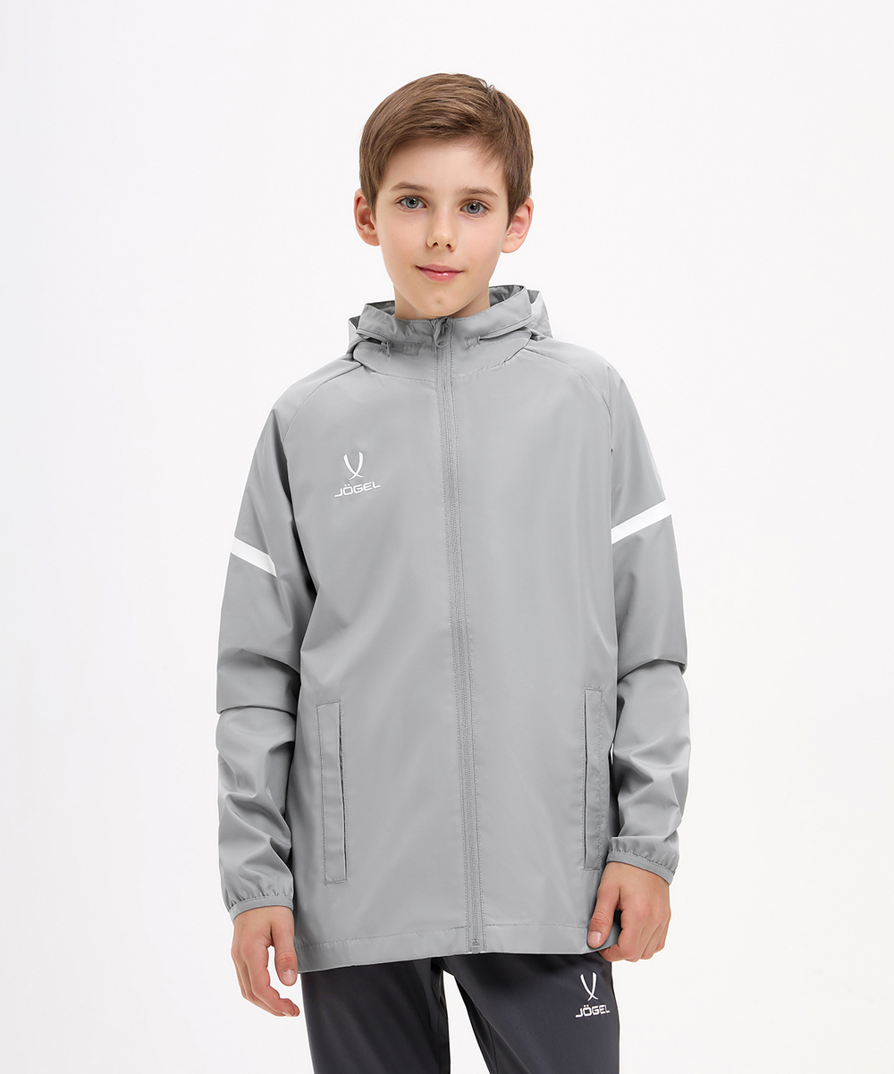 Куртка ветрозащитная CAMP 2 Rain Jacket, серый, детский