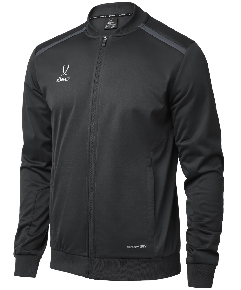Олимпийка DIVISION PerFormDRY Pre-match Knit Jacket, черный, детский