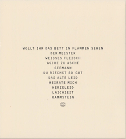 Rammstein — Herzeleid Xxv (CD)