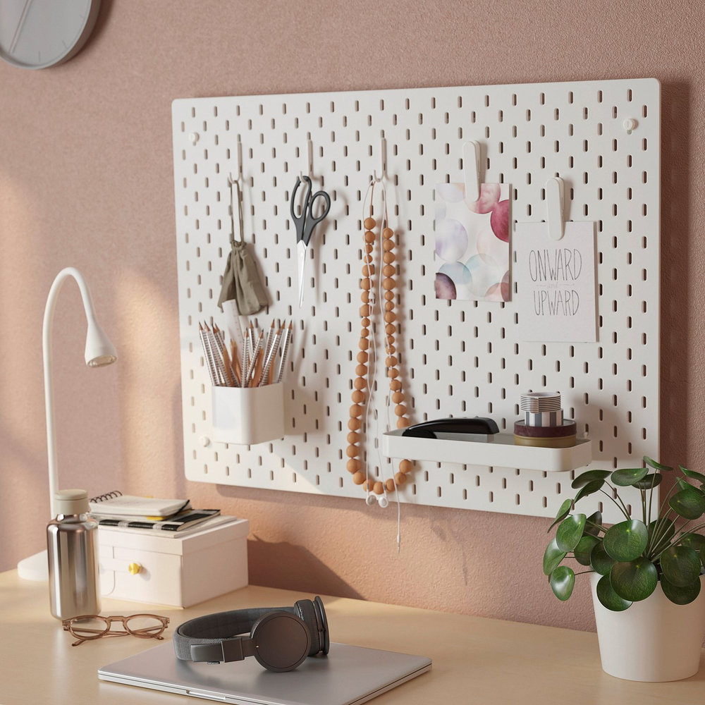 IKEA SKÅDIS  (ИКЕА СКОДИС)  -  Набор аксессуаров, 7 предметов - белый