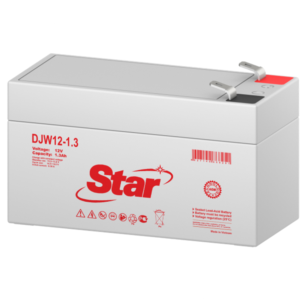Аккумулятор STAR DJW12-4.0L ( 4Ач / 12В ) AGM