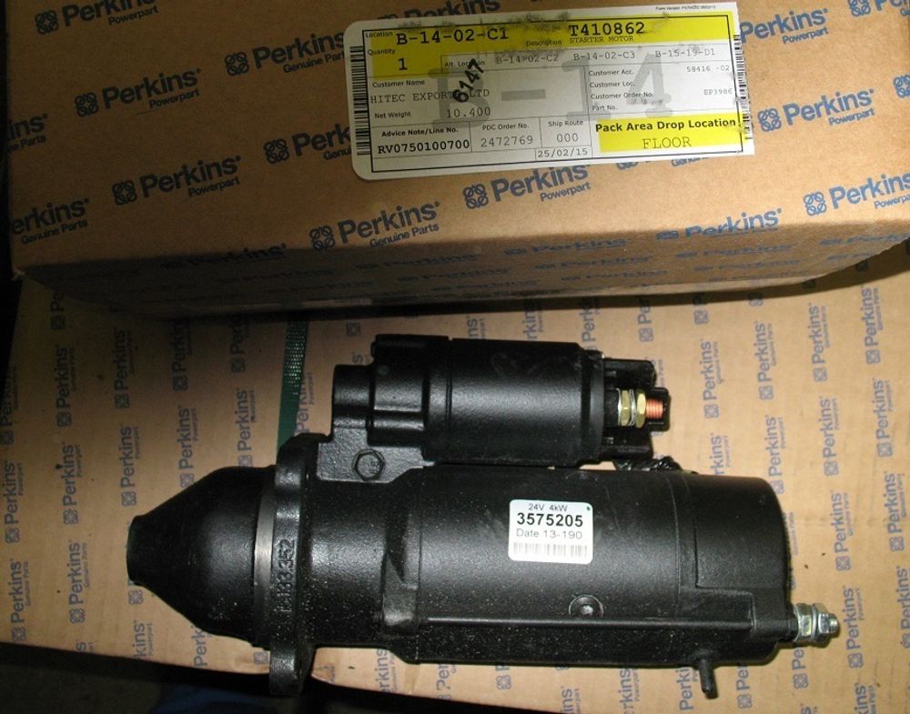 Стартер / STARTER MOTOR АРТ: T410862 Стартер / STARTER MOTOR АРТ: T410862