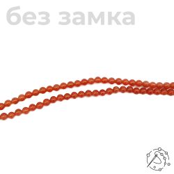 Нить бусин сердолик 6 мм