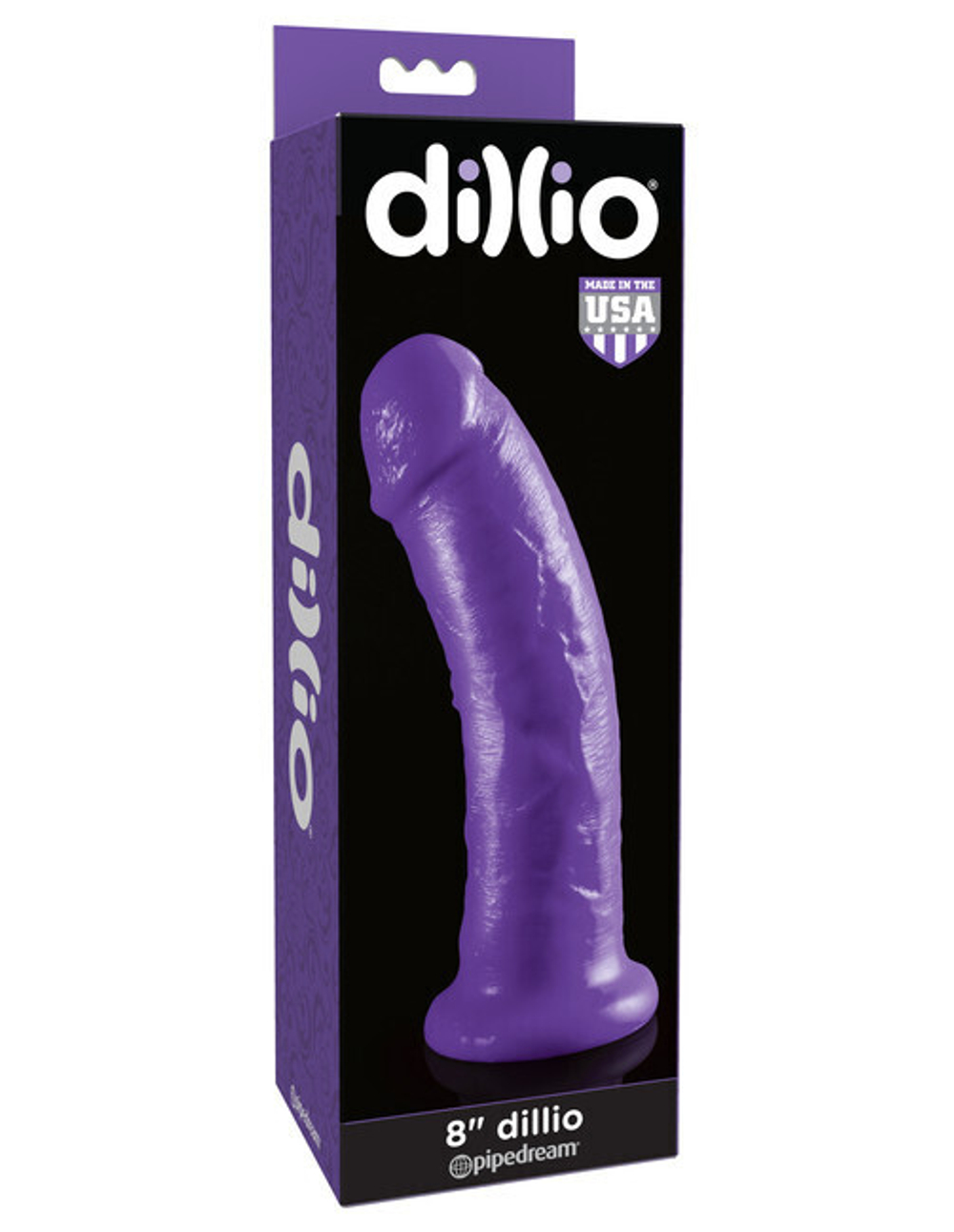 Фаллоимитатор на присоске Dillio Purple- 8 Dillio (Цвет: фиолетовый)