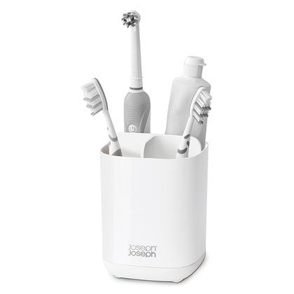 Органайзер для зубных щеток easystore™, 9х9х12,5 см, белый