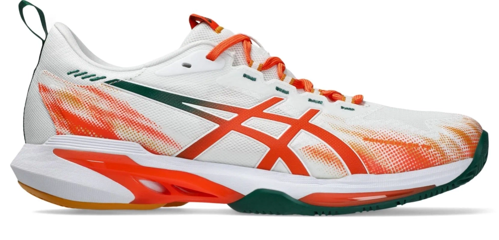 Мужские кросовки для Padel Asics Sonicsmash FF - white/energy orange