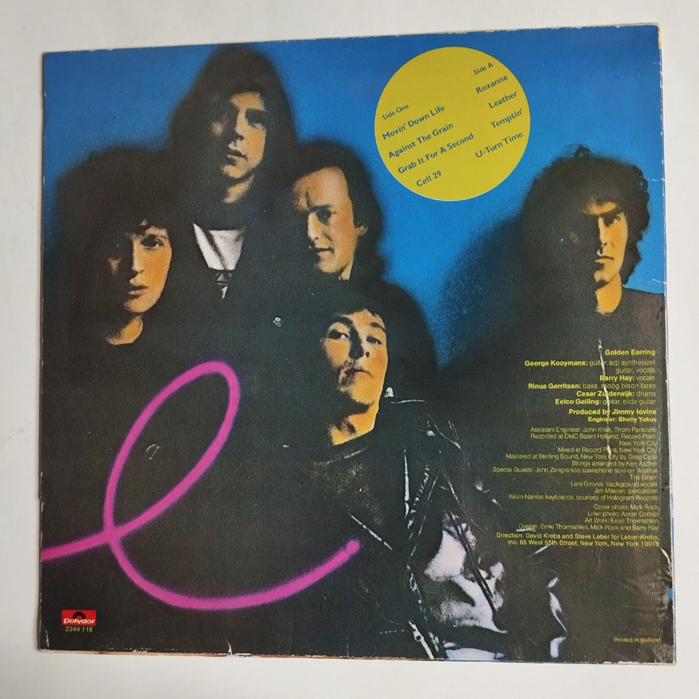 Винтажная виниловая пластинка LP Golden Earring Grab It For A Second (Holland 1978)