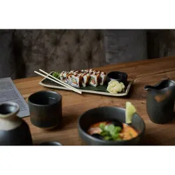 Блюдо прямоугольное 28,4*11,4 см h2,2 см Dark Matt Panasia P.L. Proff Cuisine