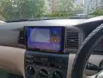 Магнитола для Toyota Corolla 120 2000-2007 (рамка бежевая с воздуховодами) - FarCar S280 монитор 9.5" IPS на Android 13, CarPlay
