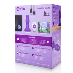b-Vibe Rimming Petite - Анальная пробка с риммингом 