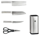 Набор кухонных ножей Xiaomi HuoHou Stainless steel kitchen Knife set (HU0095) серебристый