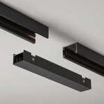Коннектор питания прямой Basity, черный, TRA172IPC-1B. TM Maytoni