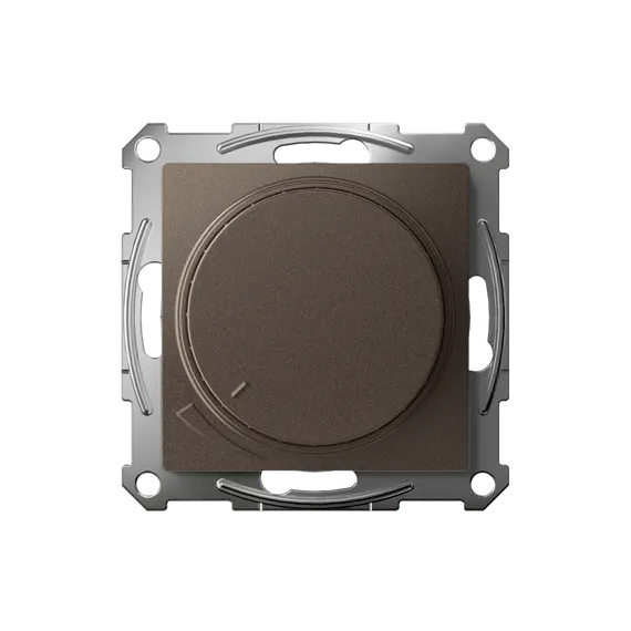 Светорегулятор поворотно-нажимной, LED, RC, 400 Вт Systeme Electric AtlasDesign Мокко ATN000623