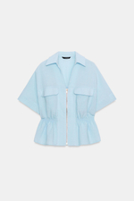 РУБАШКА САФАРИ НА МОЛНИИ — ZARA
