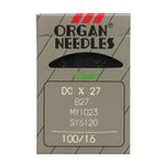 Иглы для промышленных швейных машин Organ DC*27, 10 шт, 120