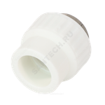 Муфта PP-R комбинированная белая Дн 40х1 1/4" ВР под ключ VALFEX 10134040