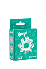Эрекционное кольцо Rings Bubbles white 0112-30Lola