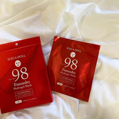 ELEGA DOLL Гидрогелевая маска для лица с фуллереном Элега Долл Фреш 98 - Fresh 98 Hydrogel Mask, 5 шт