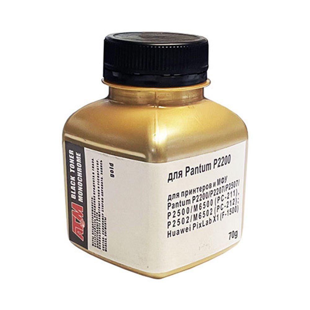 Тонер для Pantum P2200/P2207/P2507/P2500W/M6500 (70гр) Gold ATM Тонер для Pantum P2200/P2207/P2507/P2500W/M6500 (70гр) Gold ATM