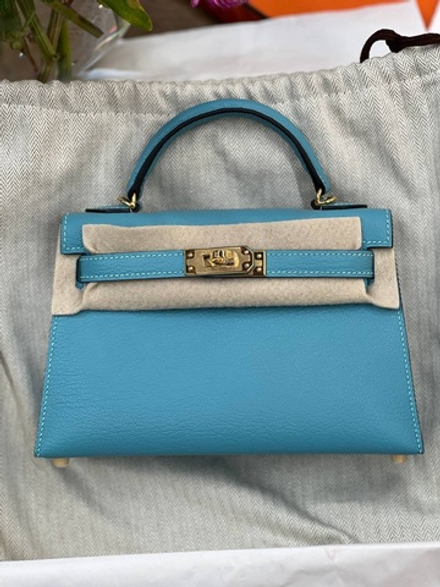 Сумка Hermes Kelly Mini Epsom ручной шов