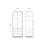Шкаф TIMELESS TLD208