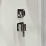 Душевая кабина Niagara Standart ST100/80/15Q (100х80х215) прямоугольник,поддон 15см,распашная,проф.белый,3 места