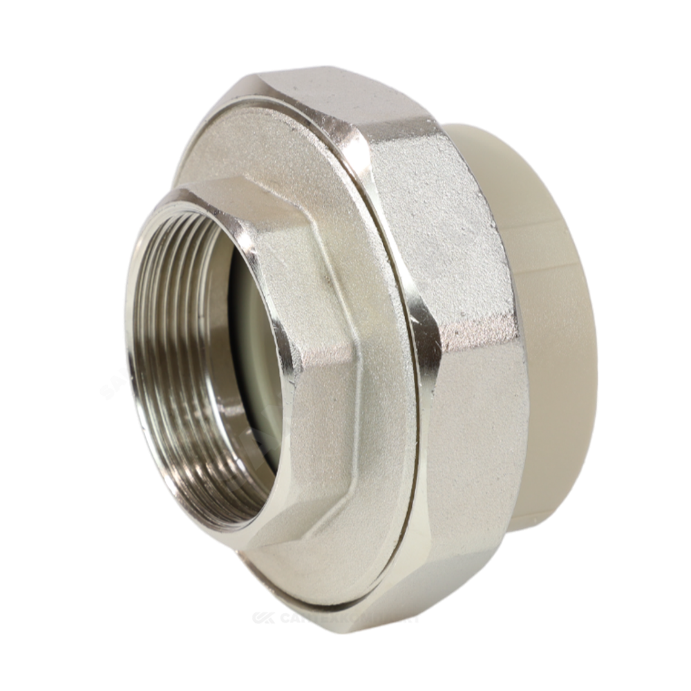 Муфта PP-R комбинированная разъемная серая Дн 40х1 1/4" ВР VALFEX 10155032Г