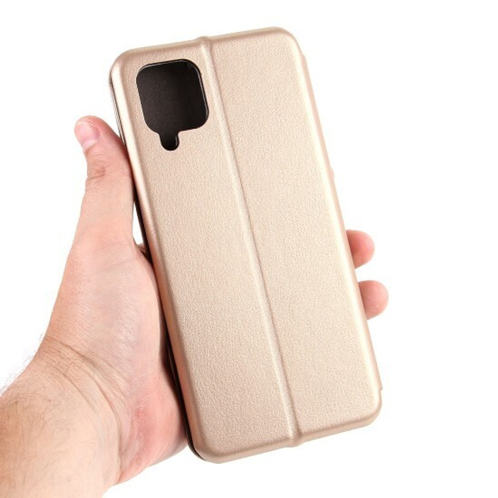 Чехол-книжка для Samsung Galaxy A12, 009805 Золотой