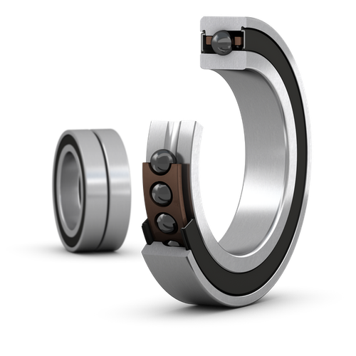 SKF S7011 CE/HCP4ADGA — комплект прецизионных радиально-упорных шарикоподшипников 55×90×36 мм