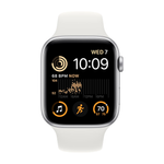 Умные часы Apple Watch SE (2022) GPS, 44mm, Aluminium Case with Sport Band M/L, Silver (Серебристый)
