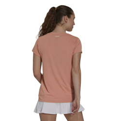 Женская теннисная футболка Adidas HEAT.RDY Tee W — ambient blush/black