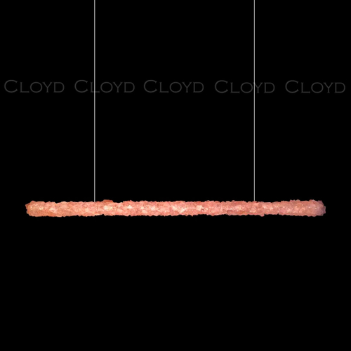 Подвесной светильник Cloyd EDEL-D P1 / шир. 120 см - кварц - хром (арт.12543)