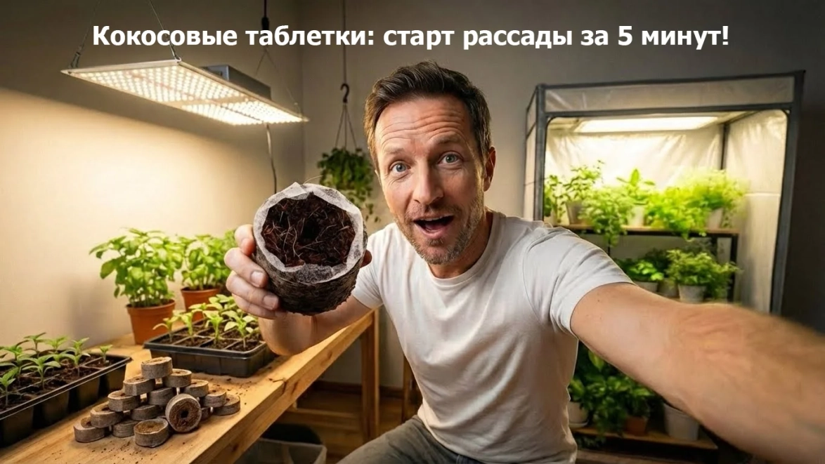 Кокосовые таблетки: что это, как работают и какие подходят для рассады