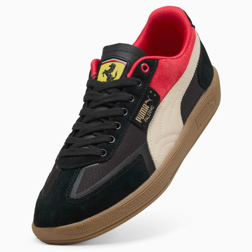 PUMA X SCUDERIA FERRARI КРОССОВКИ УНИСЕКС PALERMO, ЧЕРНЫЙ
