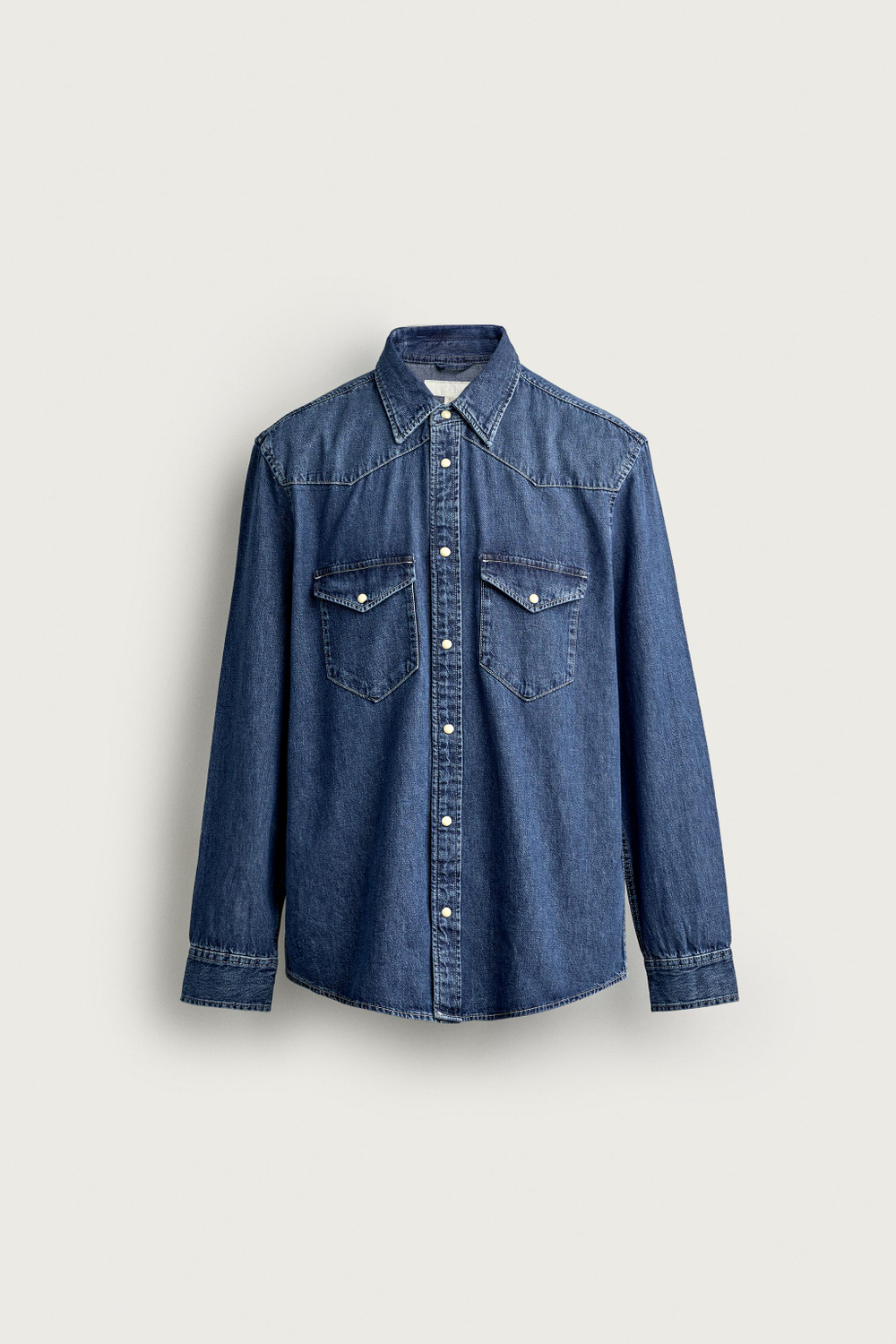 ДЖИНСОВАЯ РУБАШКА REGULAR FIT — ZARA · 6987/370