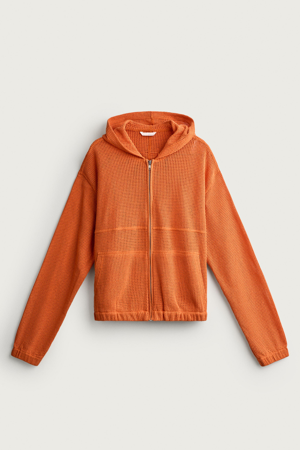 КУРТКА-РУБАШКА СВОБОДНОГО КРОЯ ИЗ СЕТЧАТОЙ ТКАНИ — ZARA