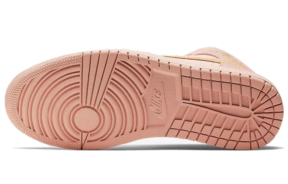 Jordan 1 Mid Coral Gold