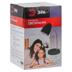 Настольный светильник ЭРА N-116-Е27-40W-BK черный | Настольные светильники под лампу
