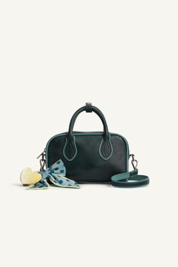 ZARA КОЖАНАЯ СУМКА - LIMITED EDITION, ЗЕЛЕНЫЙ