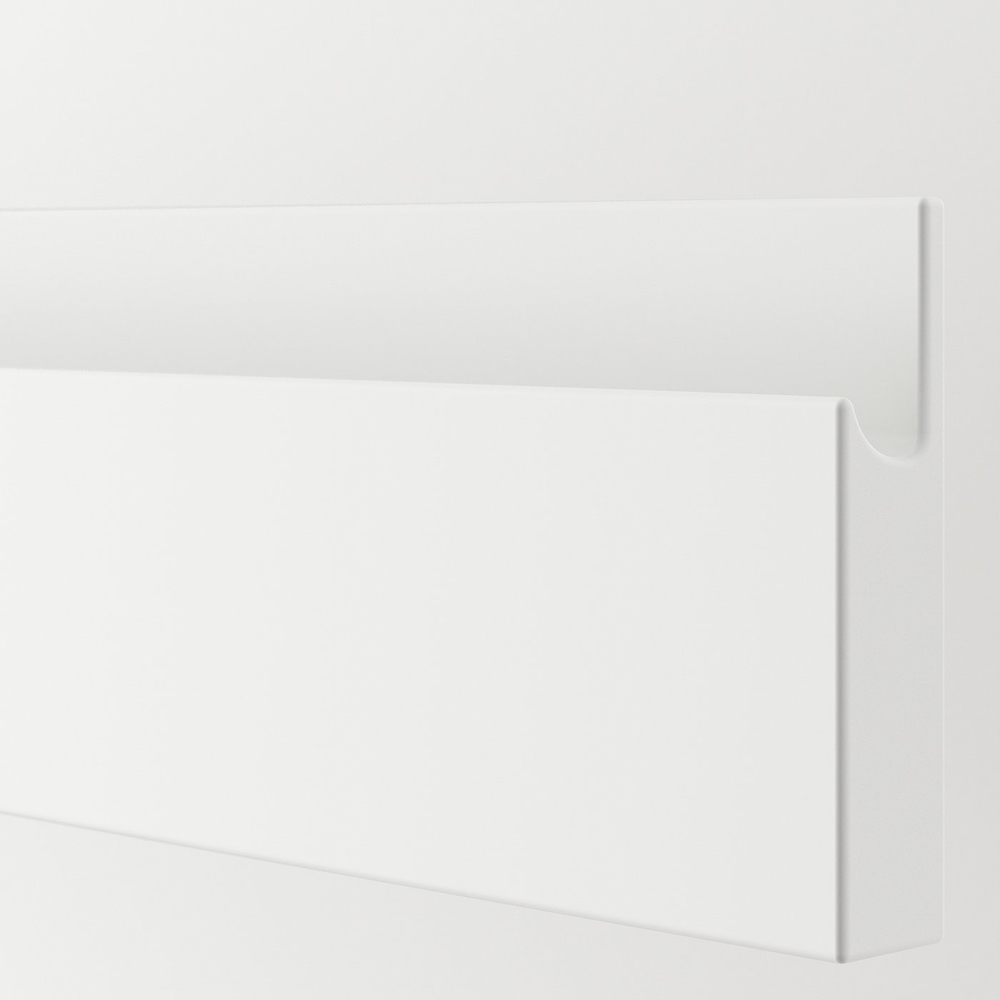 IKEA VOXTORP  (ИКЕА ВОКСТОРП)  -  Фронтальная панель ящика - матовый белый 60x10 см