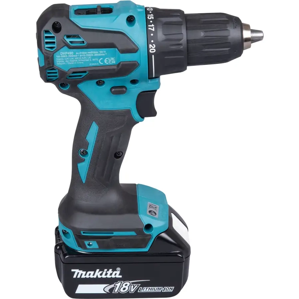 Аккумуляторная ударная дрель-шуруповёрт Makita DHP490Z