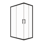 Душевая Ширма Triton Фикс-Блэк 120х90