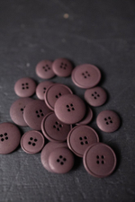 пуговицы HEMP Plum Brown 15 мм